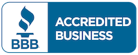 Better business bureau logo blue