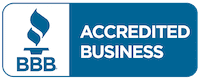 Better business bureau logo blue